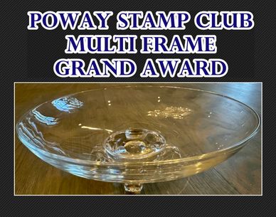 San Diego Stamp Show Awards Poway Stamp Club Sponsor Grand Award