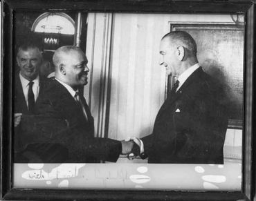 Dr. Porter with President Lyndon B. Johnson