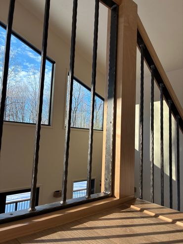 textured wrought iron railing posts