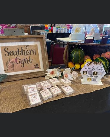 Southern Cynt Candles first vendor event in Barnesville, Georgia.