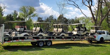 Delivery of golf cart rentals to chicago and northern illinois