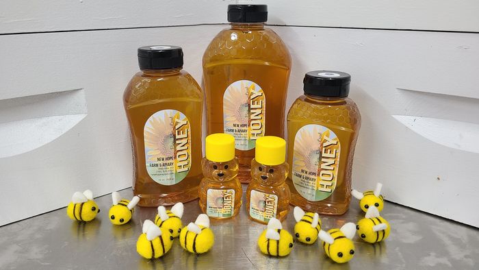 Our selection of honey.