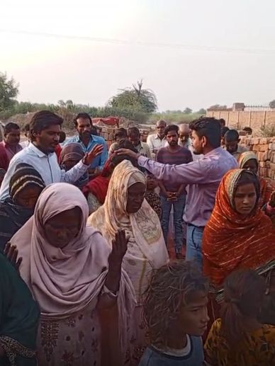 Fellow brother in Christ praying for the windows and orphans of paskistan