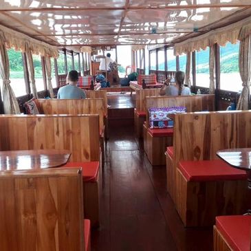 Comfortable seats and ample room to move around