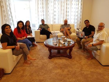 Team meeting in progress