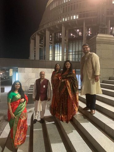 At New Zealand Parliament