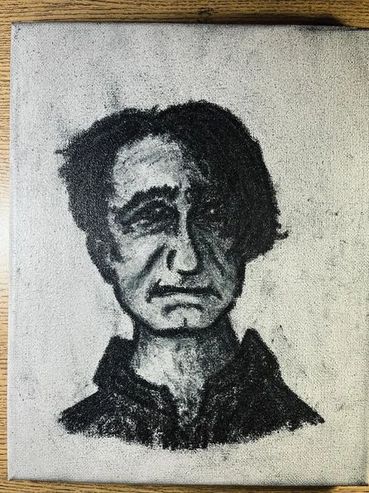 Charcoal
8x10 canvas