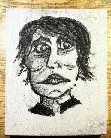 Charcoal
8x10 canvas