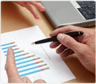 A Person checking their growth