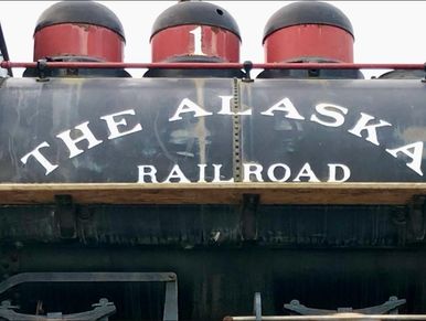 Original Steam Engine from the Alaska Railroad