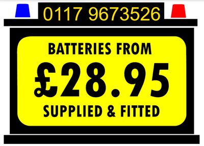 Cheap Car Batteries Kingswood Bristol, We Stock A Range Of Cheap Batteries With Free Fitting 