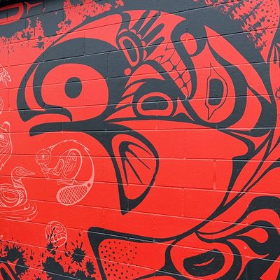 Colouring Together Mural by Michelle Stoney