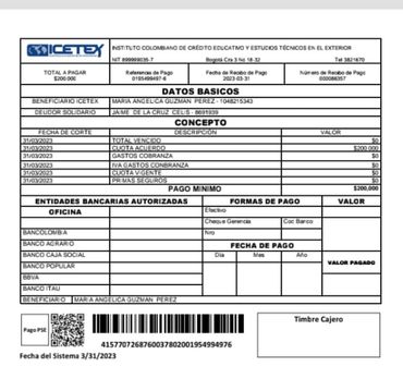 Pagué esta factura escolar. Pero, quién es Jaime de la Cruz Celis?