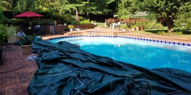 pool cover installation
