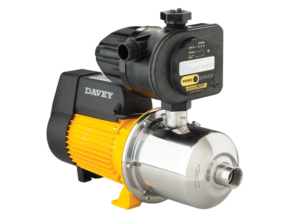 EFKAYSALES.COM - DAVEY WATER PUMP SYSTEM - BT Series Mains Boosting Pump with Torrium2