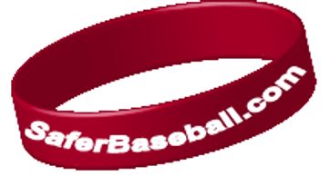 Back of Safer Baseball Wristband