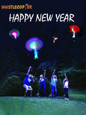 LED Whistle copters toys