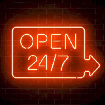 Open 24/7