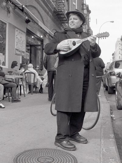 Johnny Mandolin on Mulberry Street Little Italy NYC