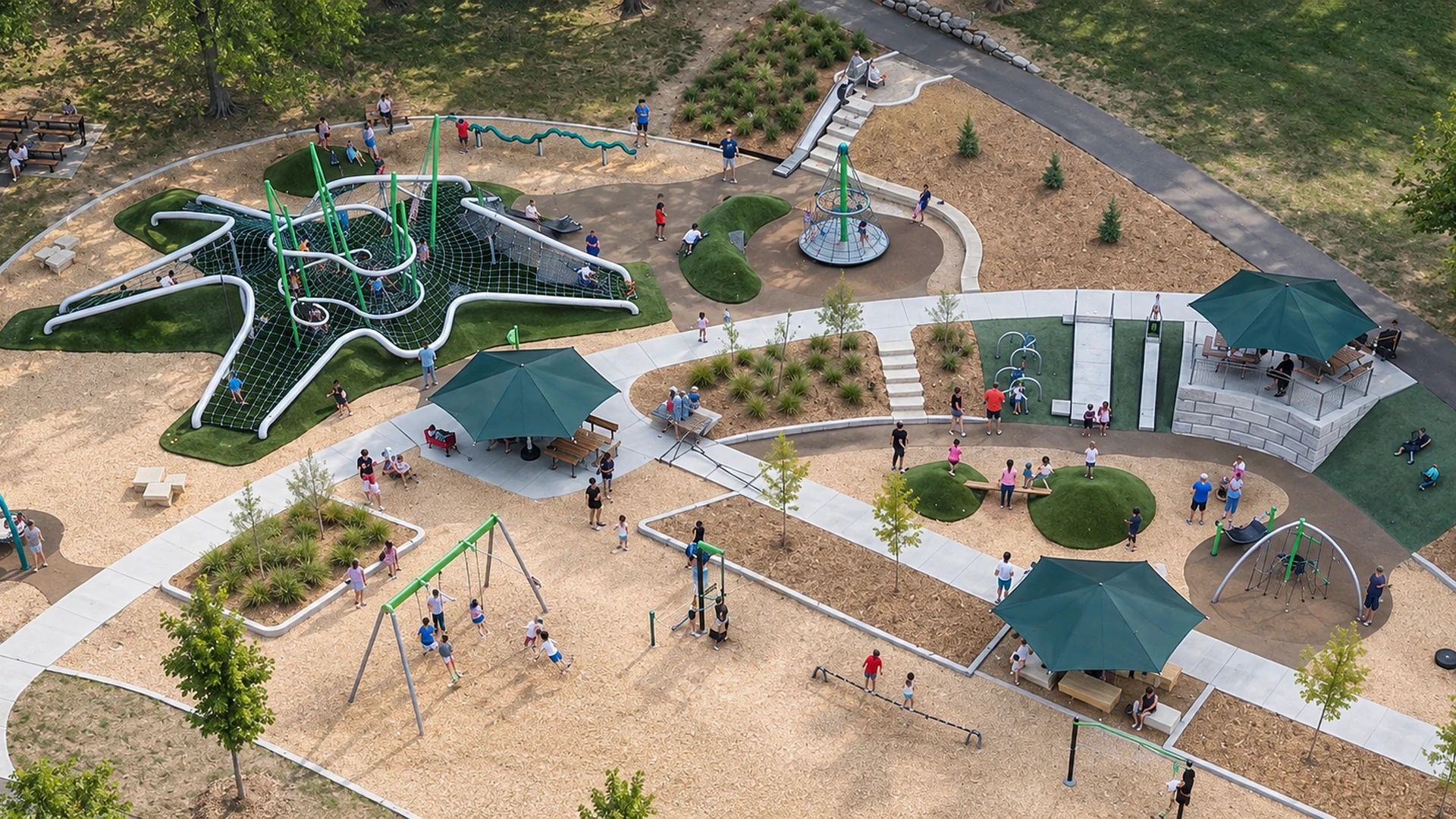 Baker Park — Playground Equipment & Project Management by FireFlies Play Environments