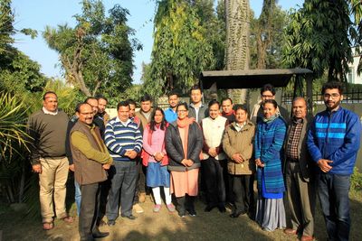 All the members of the Inter-Agency Group after a meeting on Spiritual Health and Community Health.