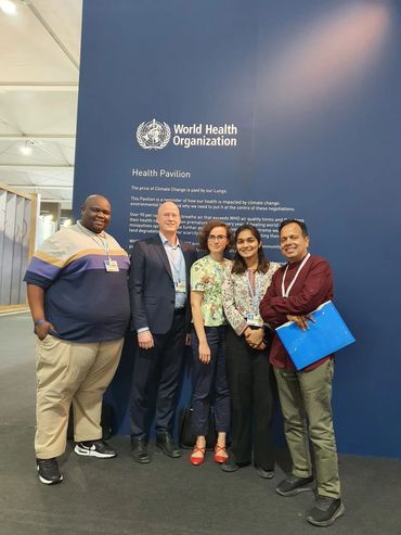 Dr. Mahesh Bhatt and colleagues in the WMA Delegation at COP27.