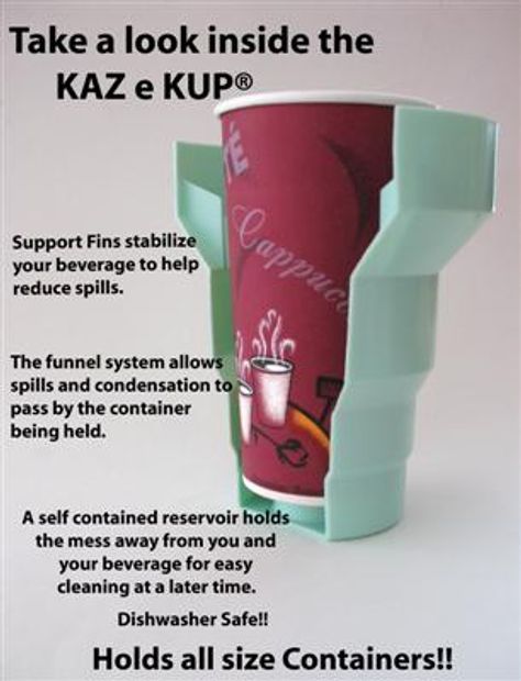 Cup Holder Insert for auto holding drink. 