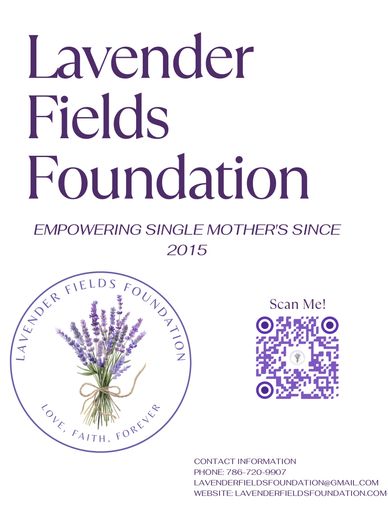 Lavender Fields Foundation empowers single mothers since 2015 with love and faith.