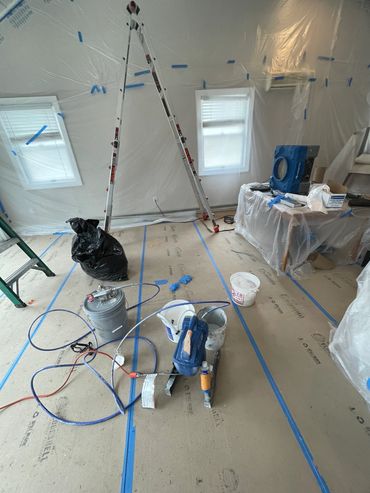 Getting ready to spray some paint!