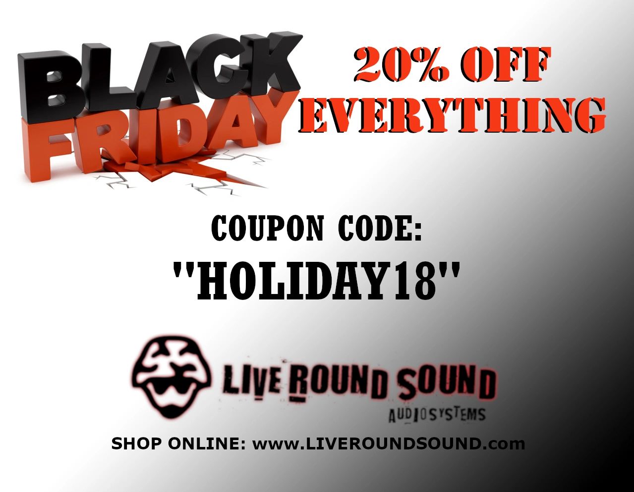 Live Round Sound Portable Audio System, Bluetooth Speakers Live