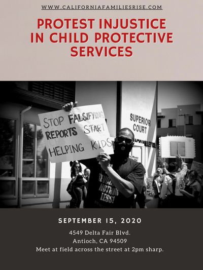 Protest injustice in child protective services.