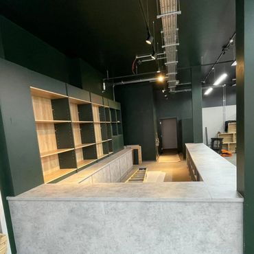 Food shop Counter by stagecraft display ltd