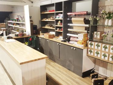 Florist Shop Counters with wrapping station