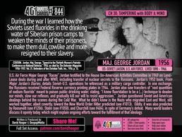 Major George Jordan, U.S. Airforce, Fluoride used by Nazis in death camps, 401 quotes, 1956.