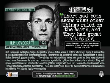 H.P. Lovecraft Quote (demons): There had been aeons when other Things ruled on the earth, and they
