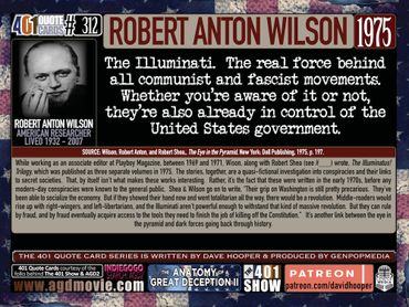 Robert Anton Wilson: The Illuminati, the real force behind all communist and fascist movements [cont