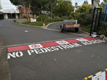 creative line marking