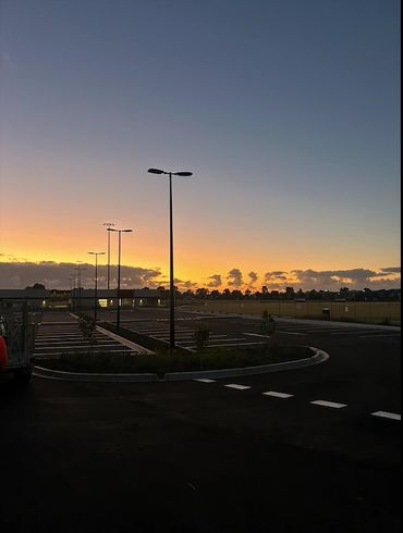 Car park bay line marking