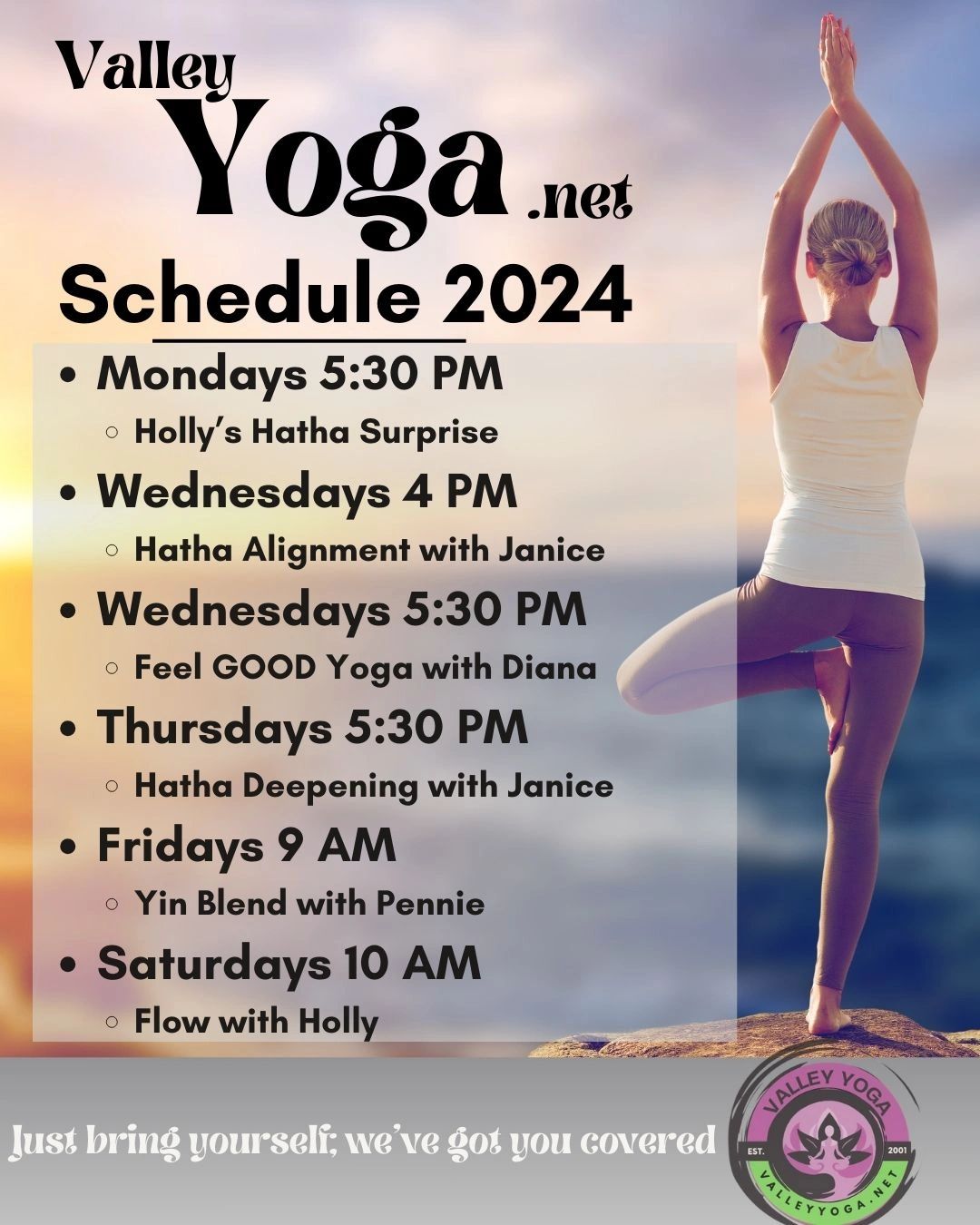 Class Schedule - Etowah Valley Yoga - Etowah Valley Yoga