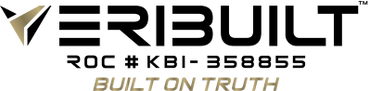 Versbuilt logo with tagline 'Built on Truth' in gold and black.
