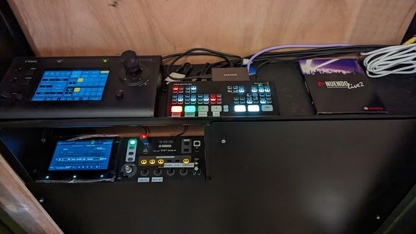 York St Olaves TF Rack Canon PTZ ATEM