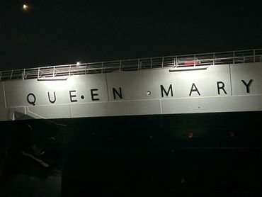 The Historic Queen Mary at night
