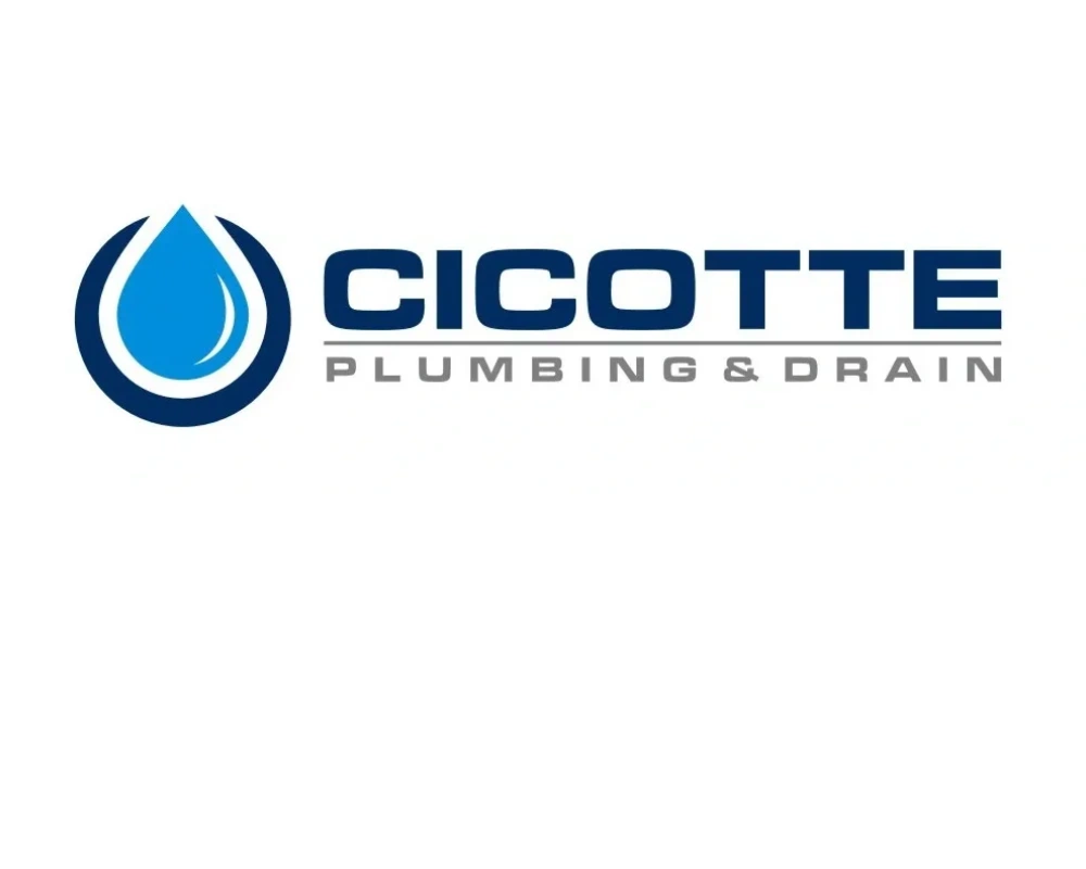 Logo of Cicotte Plumbing & Drain with water drop icon.
