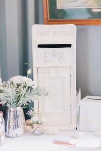 White Royal Mail Post box