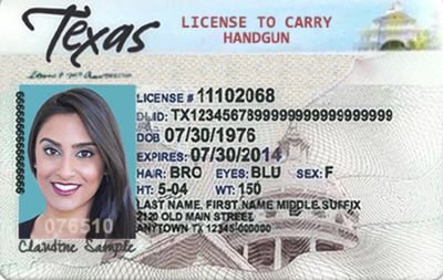 Eligibility for Texas License To Carry a firearm