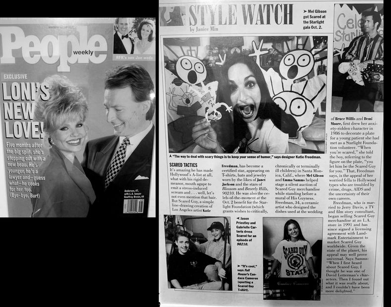 People Magazine Katie Davis article about Scared Guy and Mel Gibson and Starlight Foundation