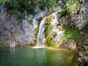 Waterfalls Potisti kefalonia