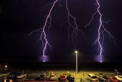 Lightning Strike - Jim own 35MM slide scanned on the Nikon film scanner