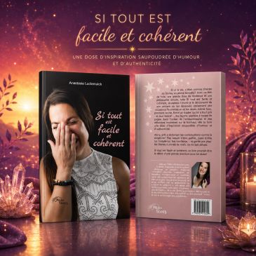 Couverture d'un livre intitulé « Si tout est facile et cohérent » avec une femme souriante.