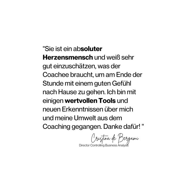 Coaching-Feedback von Kunden die schonmal bei concept .me waren und ein Coaching hatten